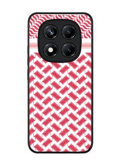 Stylizedd For Xiaomi Redmi Note 14 Pro 5G / X7 5G Case,Slim fit Camera Protection, Shockproof Thin Phone cover  - Shemag (Red)  - Image 1