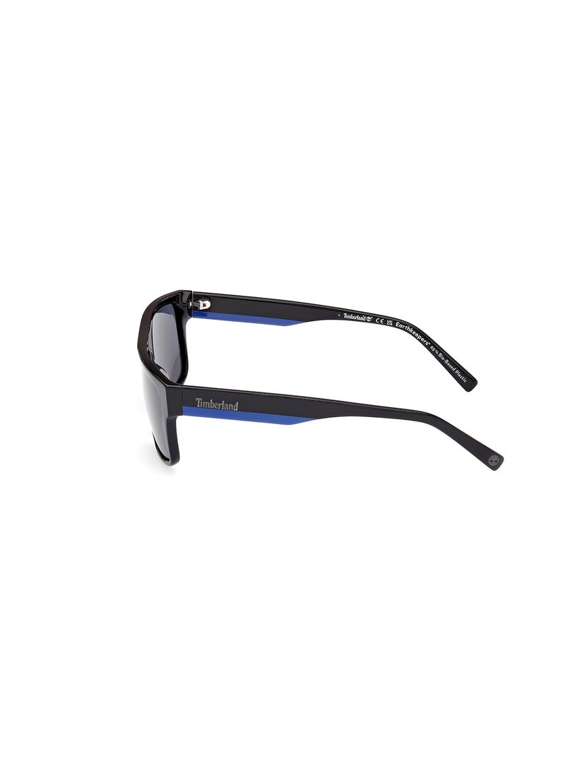 Timberland نظارات شمسية مستطيلة للرجال مع تكنولوجيا الاستقطاب - TB934201D60 - حجم العدسة: 60 مم - Image 2