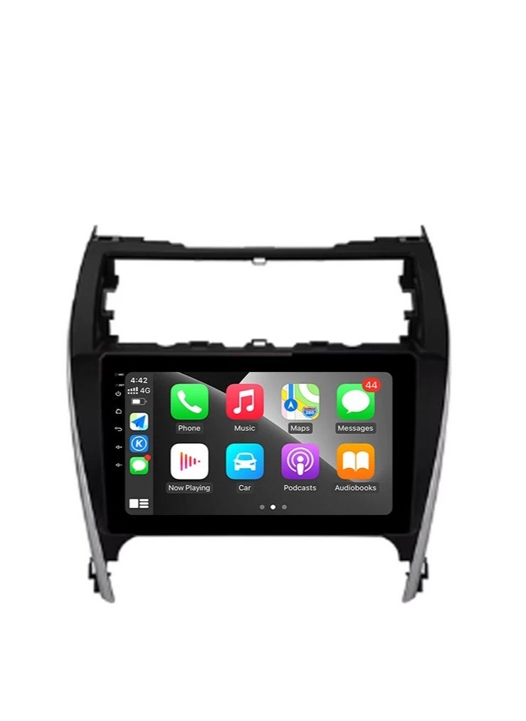 MNT - Toyota Camry 2012-2017 screen is part of the car's infotainment system. It runs on Android and supports features like Apple CarPlay and Android Auto, allowing you to easily connect your smartphone. It also offers a high resolution of up to 1080 pixels, making it excellent for displaying information and maps clearly. - Image 1