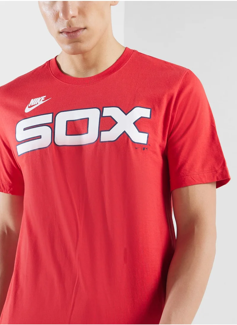 Nike Chicago Bulls White Sox Wordmark T-Shirt
