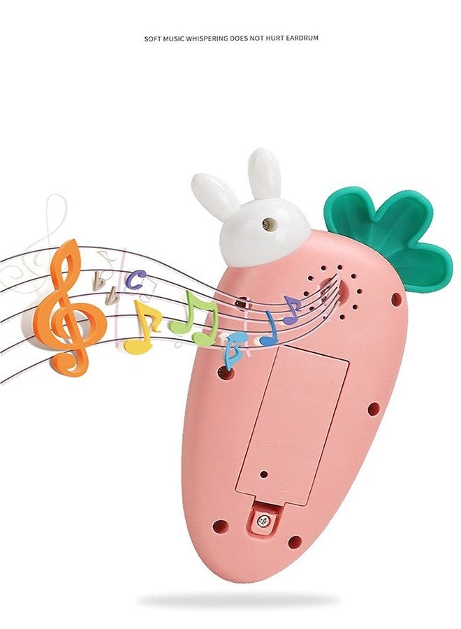 BlackZone Smart Phone Cordless Feature Mobile Phone Toys Mobile Phone for Kids Phone Small Phone Toy Musical Toys for Kids Smart Light Birthday Gifts for Boys, Girls -Kimi Rabbit Phone - Image 4
