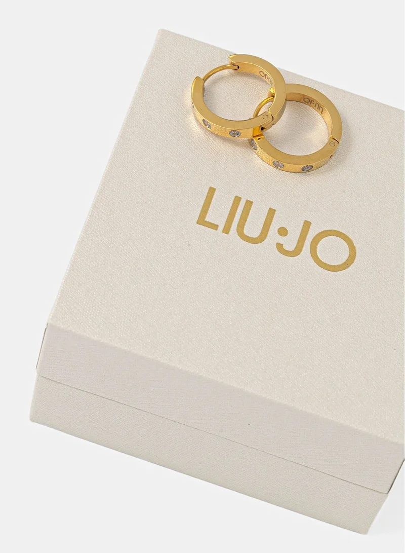 Liu Jo  Liu Jo Faye Gold Earrings for Women | Best Price UAE