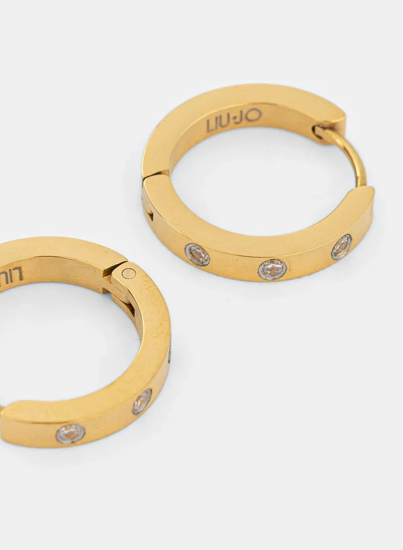 Liu Jo  Liu Jo Faye Gold Earrings for Women | Best Price UAE