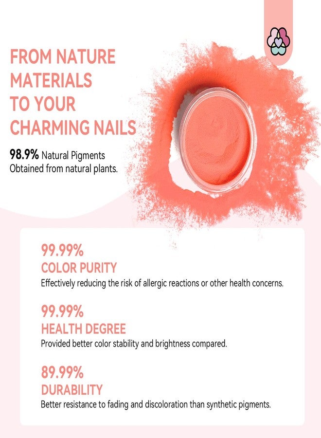 SAVILAND Acrylic Nail Set - 10 Colors Glitter Nudes Acrylic Powder and Acrylic Liquid Acrylic Nail Brushes Nail From Dappen Dish Cuticle Oil Manicure Tools for Acrylic Application at Home & Salon Use - Image 3