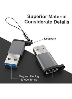TYCOM Tycom USB C to USB 3.0 Adapter OTG USB C Female to USB Male Adapter 5Gbps USB C 3.1 Adapter Compatible with MacBook Pro iPad Pro Galaxy Note20 Ultra Laptops Power delivery and More.  - Image 2