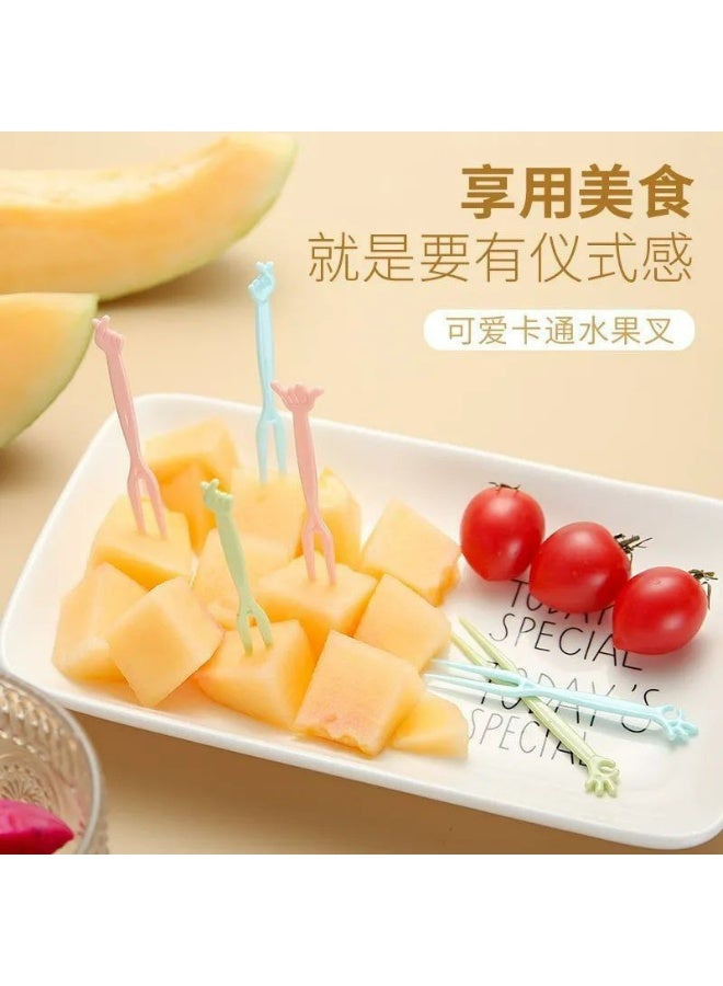 100-Piece Mini Fruit Forks Set – Colorful Snack & Dessert Picks - Image 4