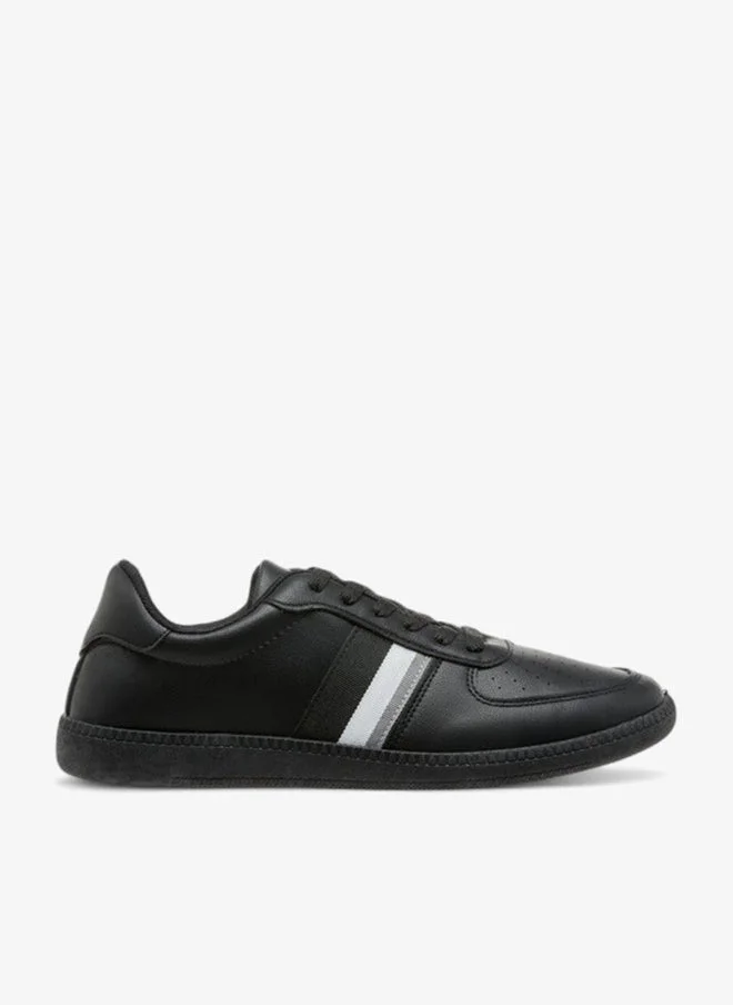 LBL by Shoexpress Panelled Lace-Up Sneakers