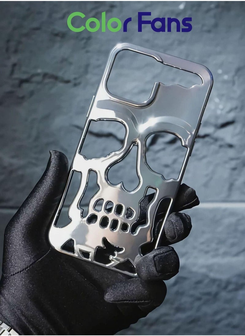 Electroplating Skull iPhone 13 Pro Max Case 6.7 inch Silvery - pzsku/Z96CF1F01BA443AB93654Z/45/_/1692609266/4e5c3b65-4ba4-4545-b05d-c4b7f861c117