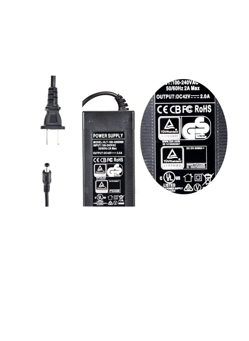 TIGER 42V 2A Electric Scooter Charger – Fast & Reliable Power Adapter Compatible with Multiple Electric Scooter Models Including V2, Apex, Ultra, Elite, G3, G4, GMAX, and Vibe Series - Image 4