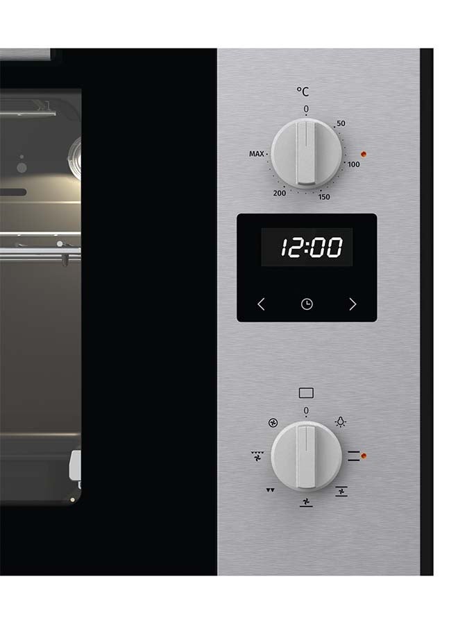Gorenje BuiltIn Oven 89.3cm Big Space Electronic Programming Stainless SteelBlack 89 L 3.4 kW BO9835E01X Steel/Black - Image 3