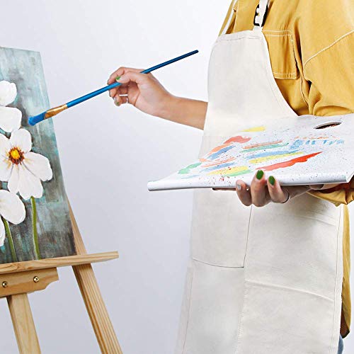 FreeNFond Kids Apron Adjustable Child Apron with 4 Pockets for Baking Painting - Image 3