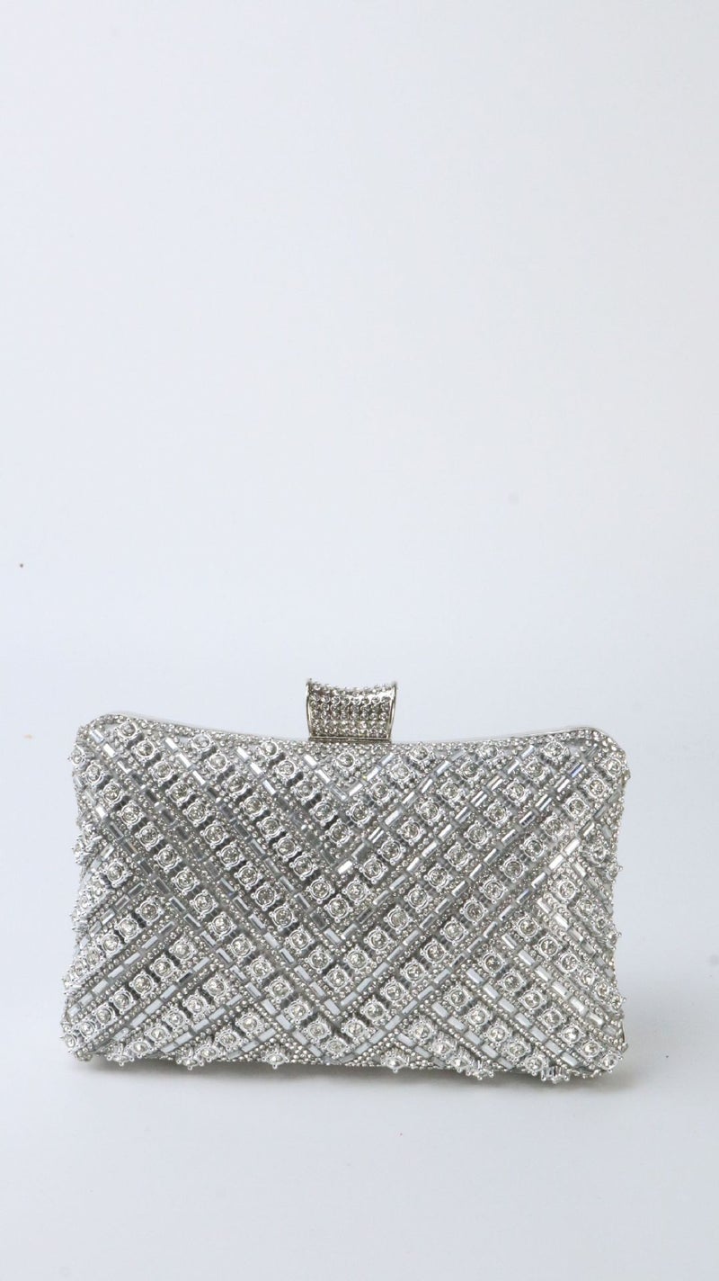 E-Commerce Diamond Ladies Bag Evening Bag Fashion Dress Party Banquet Dinner Bag 2023 New - Image 1