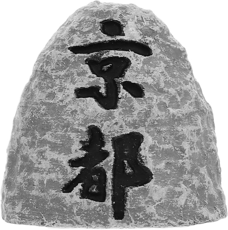 Mini Japanese Stele Figurine Stone Crafted For Bonsai Terrarium Zen Office Desk Decor - Image 1