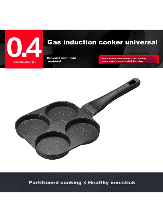 Supor Non-stick Steak And Egg Pan, Flat Bottom Four-hole Breakfast Pan, Maifanshi Color Multifunctional Pot Ej04lap02 - Image 4