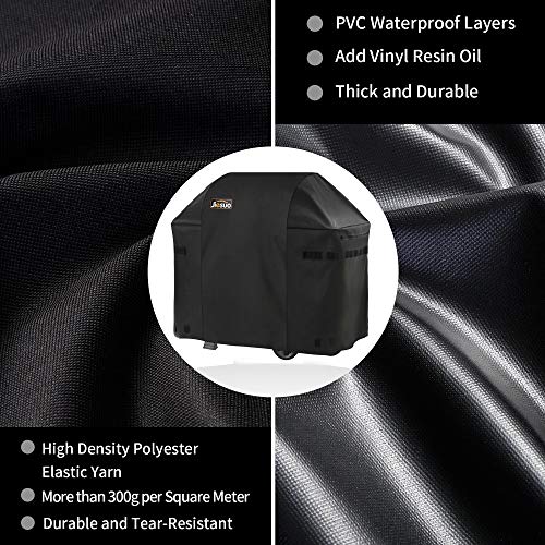 JIESUO Grill Cover for Weber Spirit and Spirit II 310: Heavy Duty Waterproof 51 Inch 3 Burner Weather Resistant Ripstop Outdoor BBQ Covers - Image 4