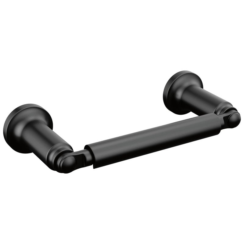 DELTA 73550-BL Saylor Bath Hardware Toilet Paper Holder  Matte Black - Image 1