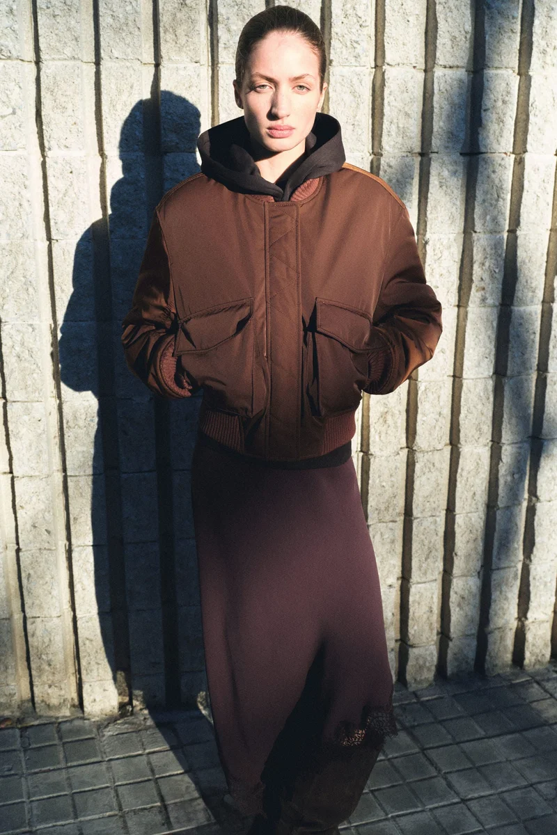 اتش اند ام جاكيت بومر مبطن