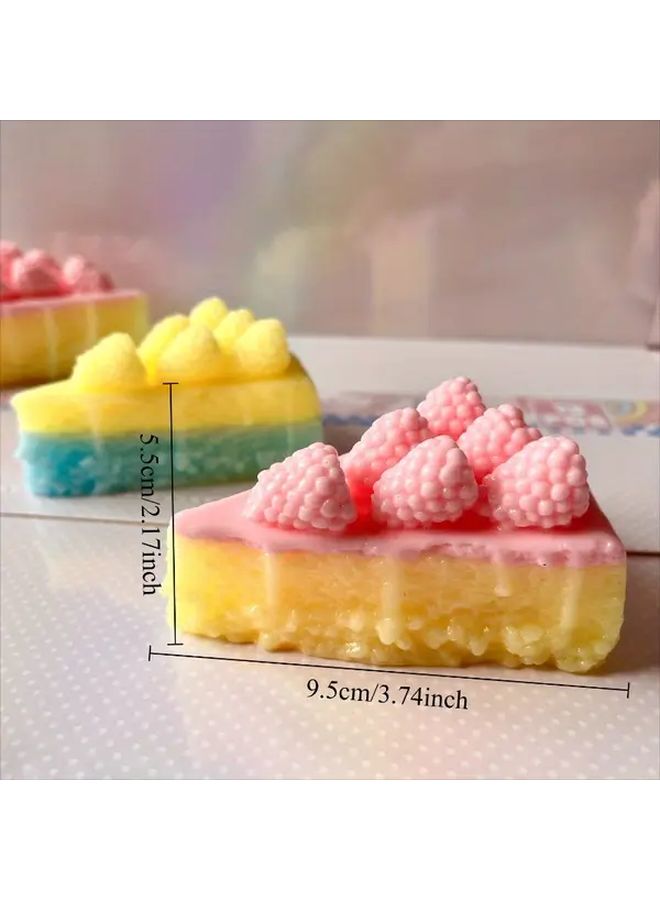 Random Color Cake Toy With Fruits Sprinkles For Christmas Easter Birthdays Classroom Prizes - Image 3