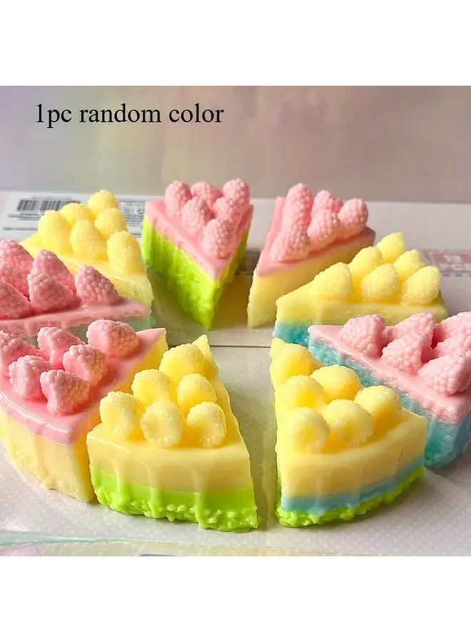 Random Color Cake Toy With Fruits Sprinkles For Christmas Easter Birthdays Classroom Prizes - Image 1
