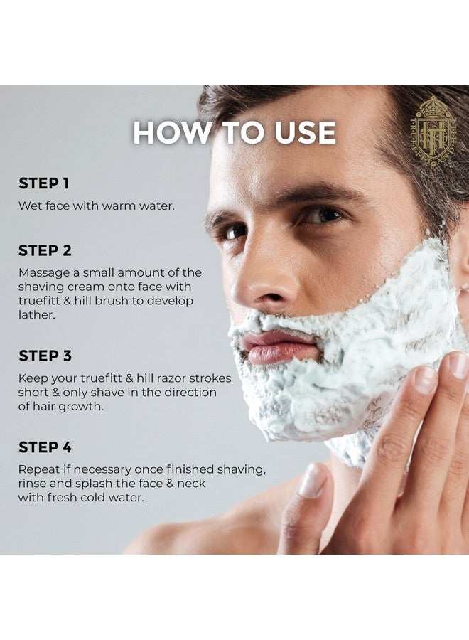 Truefitt & Hill Authentic No10 Finest Shaving Cream Bowl 200Gm | Suitable For All Skin Type | Recommended For Sensitive And Dry Skin - Image 4