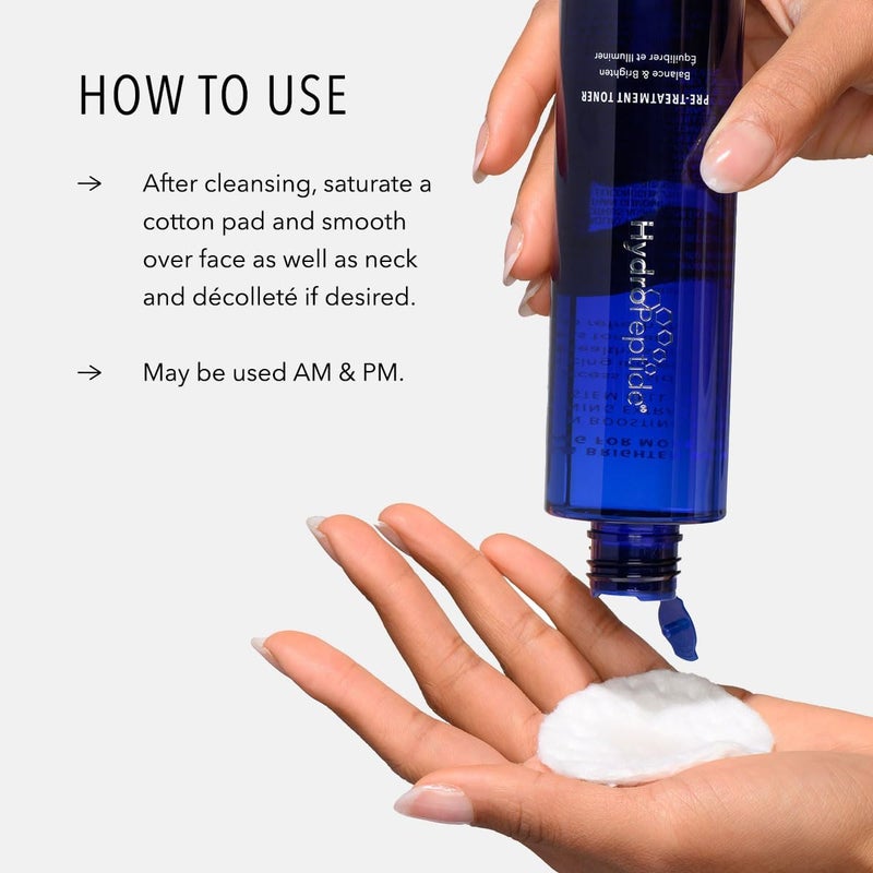 HydroPeptide Pre-Treatment Toner - Balance & Brighten for Youthful, Refreshed Skin - 6.76 Ounce - Image 4
