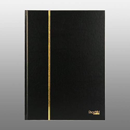 Prophila Collection Prophila Stamp Album (New) 16 Black Sides, Black Cover - Image 3