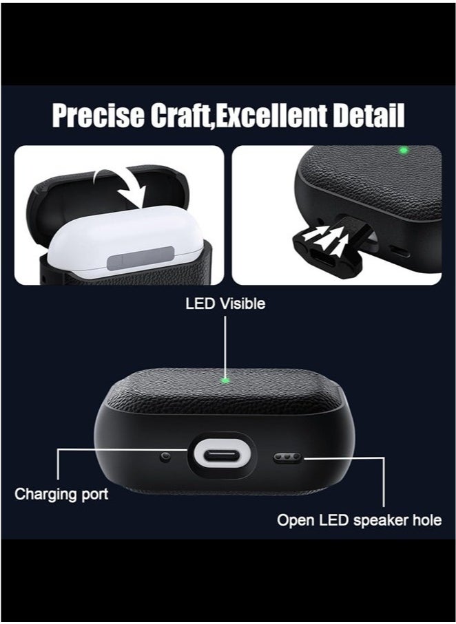 KENSUO Case for AirPods 4 Case Cover with Keychain, TPU Case Soft Skin Silicone Protective for Apple AirPods 4th Generation Charging Case  - Image 3