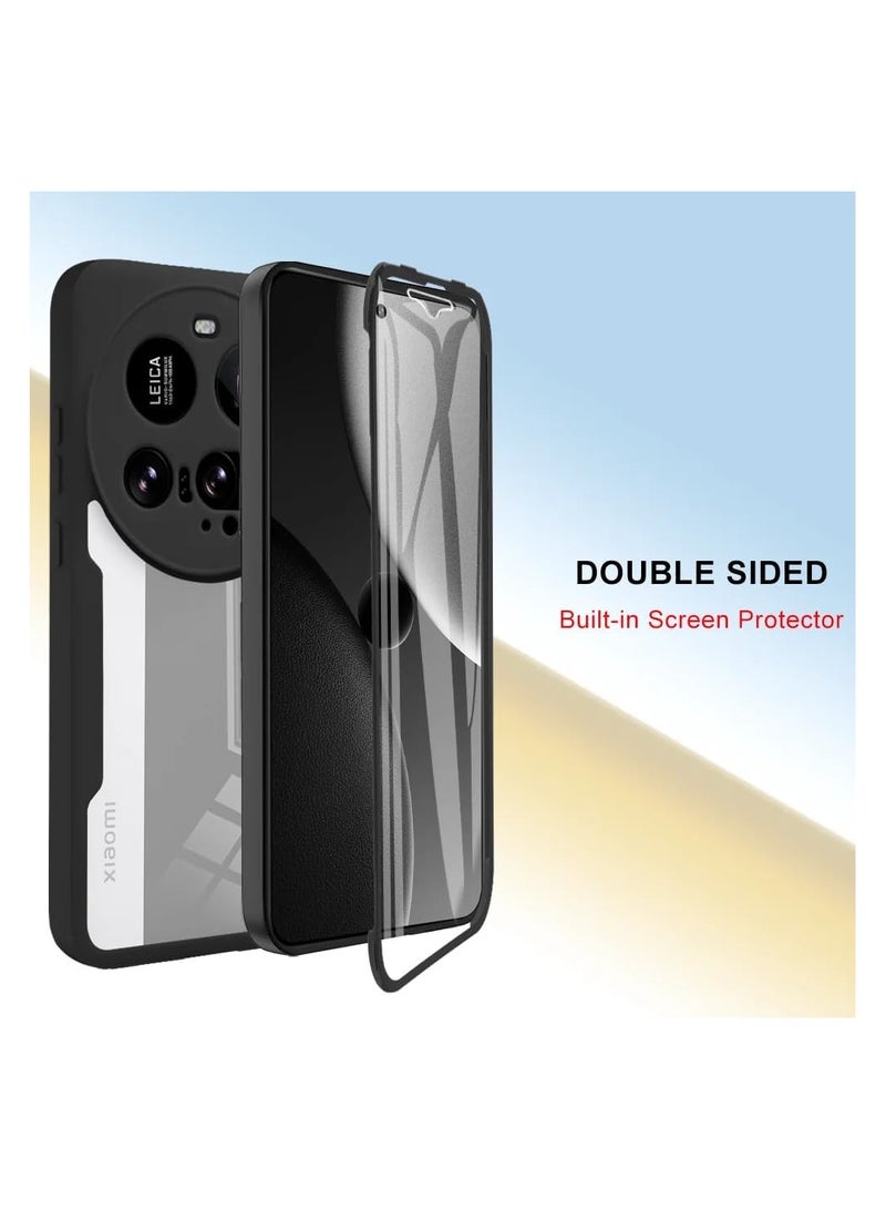 general Transparent Case Compatible Xiaomi 15 Ultra 5G 【Built-in Screen Protector】 Full Body Protection Transparent Back Soft Silicone Shockproof Case - Image 2