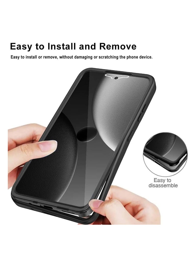 general Transparent Case Compatible Xiaomi 15 Ultra 5G 【Built-in Screen Protector】 Full Body Protection Transparent Back Soft Silicone Shockproof Case - Image 5