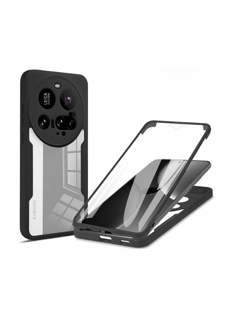 general Transparent Case Compatible Xiaomi 15 Ultra 5G 【Built-in Screen Protector】 Full Body Protection Transparent Back Soft Silicone Shockproof Case - Image 1