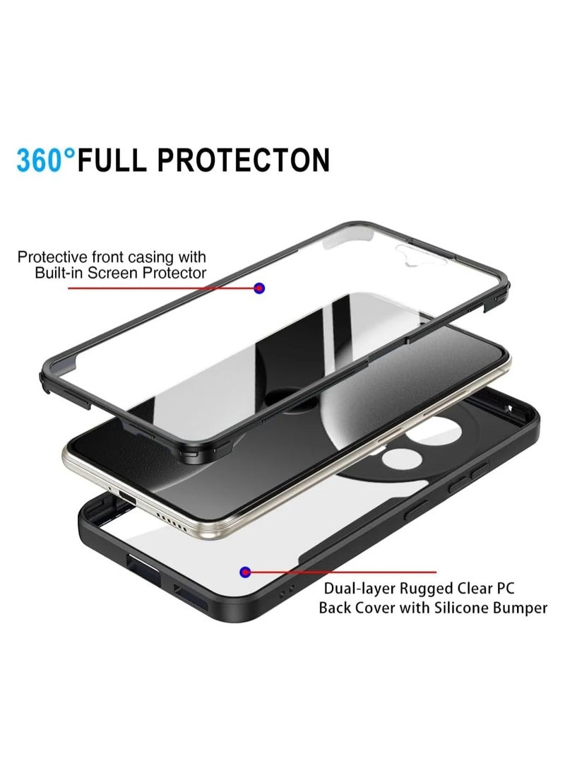 general Transparent Case Compatible Xiaomi 15 Ultra 5G 【Built-in Screen Protector】 Full Body Protection Transparent Back Soft Silicone Shockproof Case - Image 4