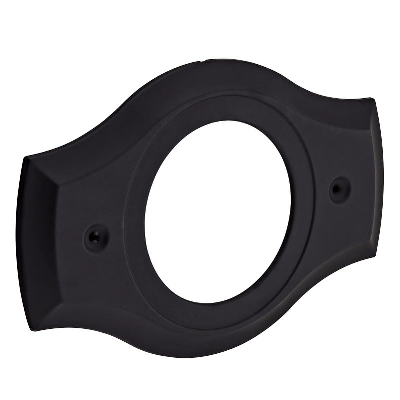 Tearel Renovation Shower Cover Plate For 2-Handle Or 3-Handle To 1-Handle Shower Updates Matte Black - Image 1