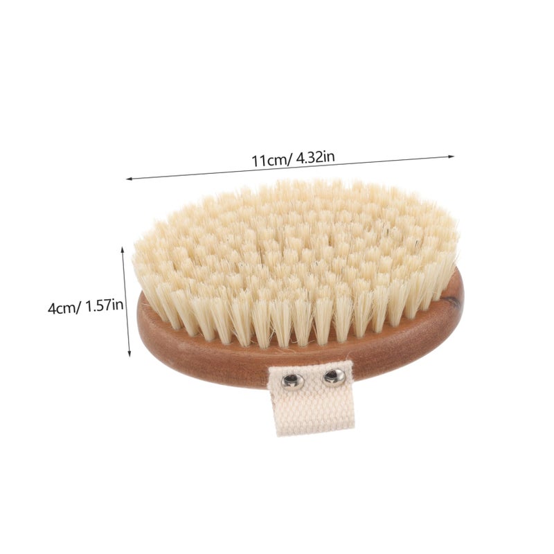 Oval Body Washing Brush Ergonomic Shower Scrubber with Soft Bristles - Image 3