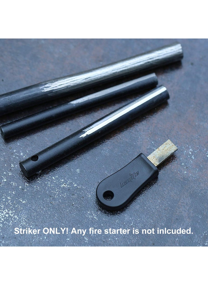 bayite bayite Pack of 5 Striker-Pro High Speed Steel Striker for Ferro Rod Fire Starter (5)  - Image 3