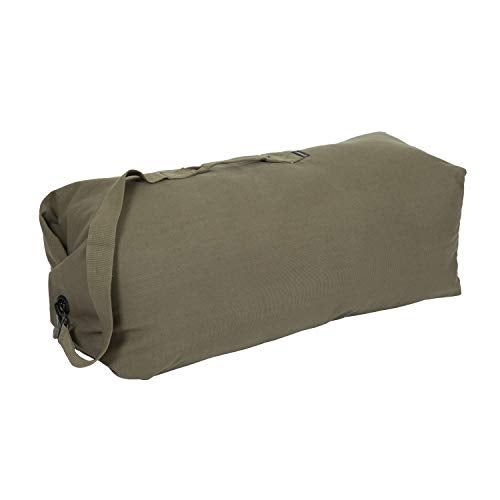 Stansport Top Load Canvas Deluxe Duffel Bag OD Green 1220