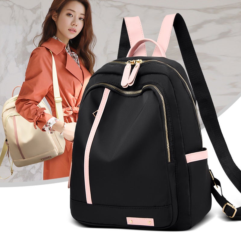 Oxford Cloth Backpack Women'S New Korean Style All-Match Large Capacity Women'S Backpack Anti-Theft Travel Backpack Waterproof - Image 2