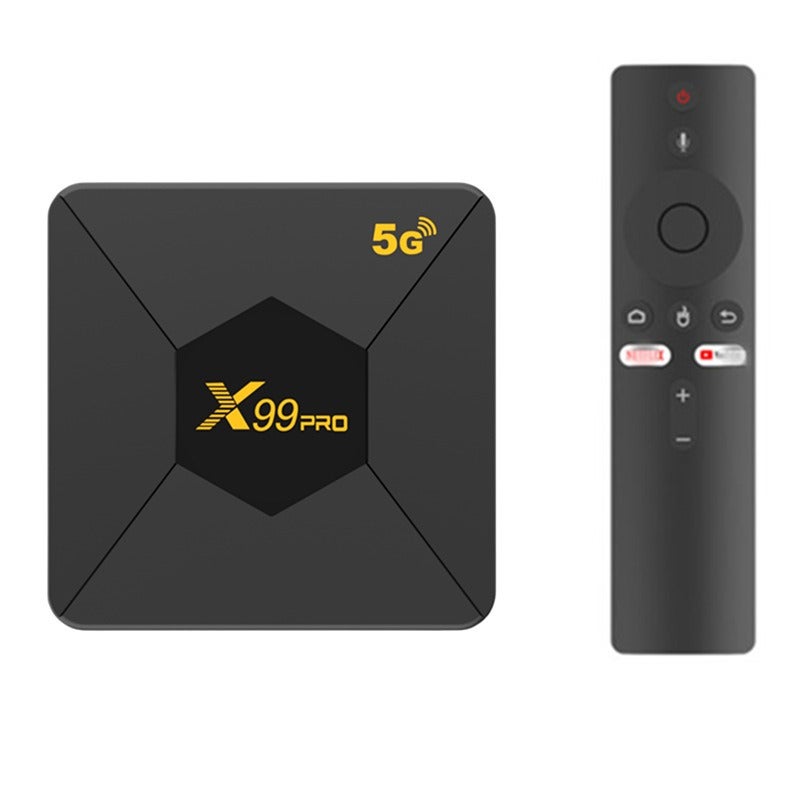 X99 PRO Android 13 TV Box with Dual-Band 5G Wi-Fi, Bluetooth, and 2GB RAM/8GB Storage - Image 1