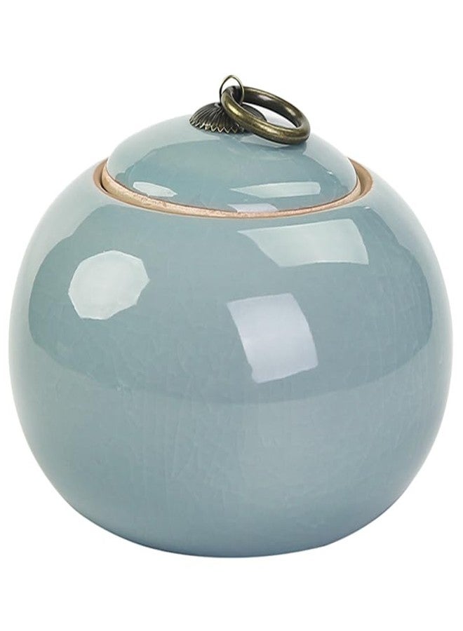 Hemobllo 250ml Vintage Storage Jars Ceramic Tea Canister with Lid for Tea Storage Airtight Kitchen Jar Multi-function Ceramic Container for Home and Pantry - Image 1