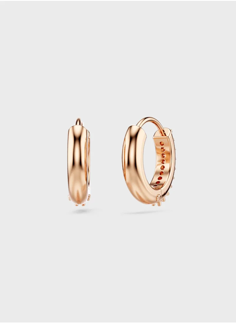 سواروفسكي Matrix Stone Detail Hoop Earrings