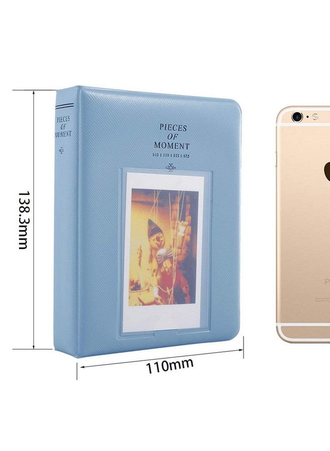 Sprite Science Leaticia 64 Pockets Photo Album for Mini Fujifilm Instax, 90 Polaroid and Name Card (Blue) - Image 3