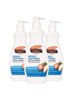 PALMER'S Cocoa Butter Formula Daily Skin Therapy Body Lotion With Vitamin E 13.5 Fl Oz 3 Count  - Image 2