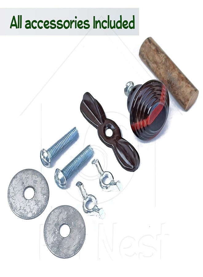 صندوق تربية الطيور من بيتويا مع مجثم لطائر الكوكاتيل (أفقي) - Image 2