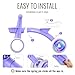 Umatoll Colorful Lighting Baby Balance Bike for 1 Year Old Boys Girls 1224 Months Toddler Bike with Basket Adjustable Seat First Birthday Gift Purple - Image 4