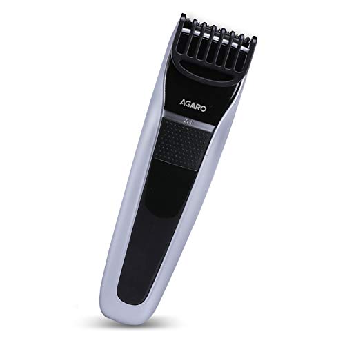 AGARO أجارو MT 5001 ماكينة تقليم اللحية للرجال، وقت تشغيل 50 دقيقة، شحن USB، شحن سريع، بطارية قابلة لإعادة الشحن - Image 1
