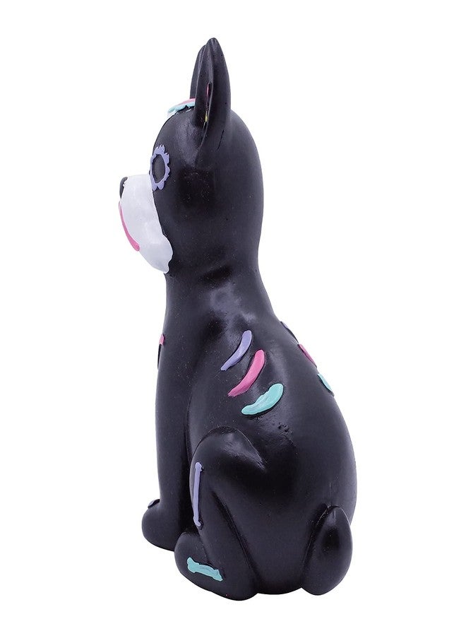 Etistta Day of The Dead Dog Figurine, 6.5 inch Polyresin Halloween Dog Statue for Halloween Home Desk Decorations - Image 4