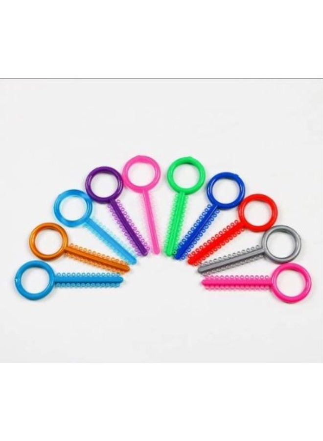 10 pcs of Orthodontic Ligatures Ties-Big O-ring Multiple colors - Image 2