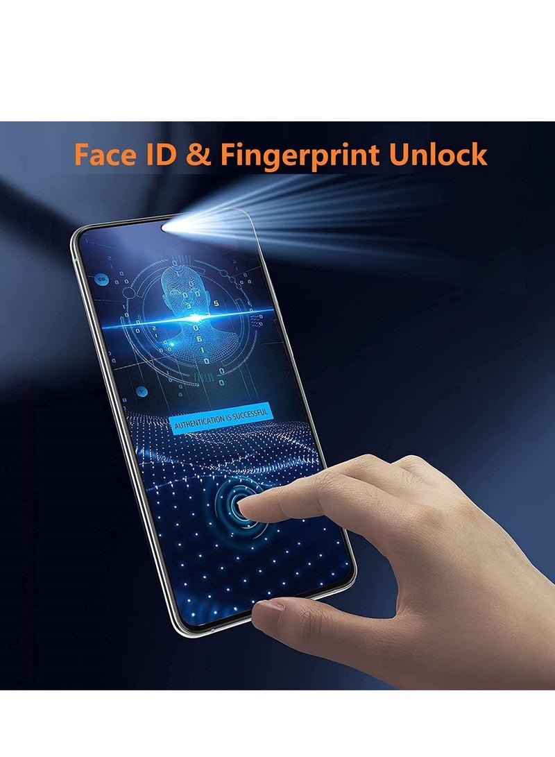 [2+2] Soft TPU Privacy Screen Protector for Samsung S23 5G (Not Glass), [Support Fingerprint ID] Anti-Spy Full Adhesive Flexible Film + Camera Lens Protector for S23 (S23, Privacy) - Image 3