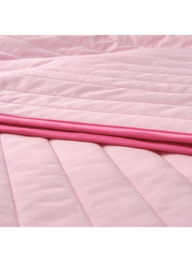 erorex Bedspread, pink/white, 260x250 cm  - Image 2