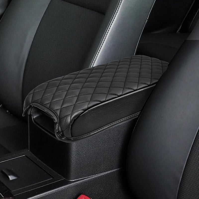 KBH Auto Center Console Armrest Cover for Toyota Camry 2012-2017 - PU Leather Cushion Protector - Image 1