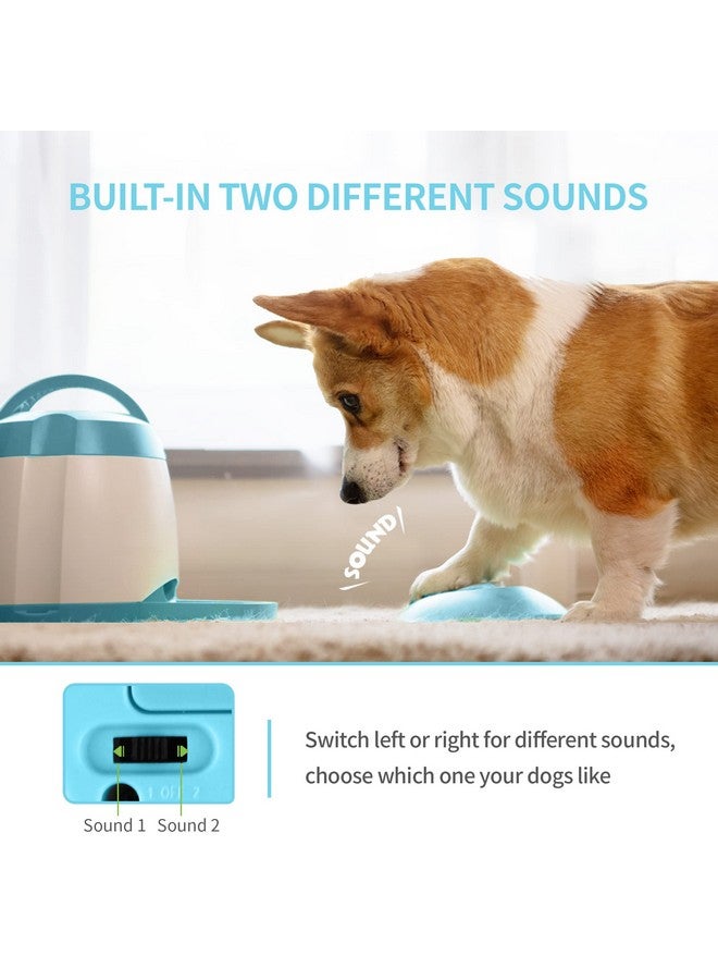 بيتجيك موزع مكافآت أوتوماتيكي مع زر تحكم عن بعد - لعبة نشاط تدريب الذاكرة - وحدة تغذية تدريب الذكاء للكلاب والقطط (أزرق) - Image 4